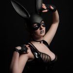 Portrait woman boudoir bunny's